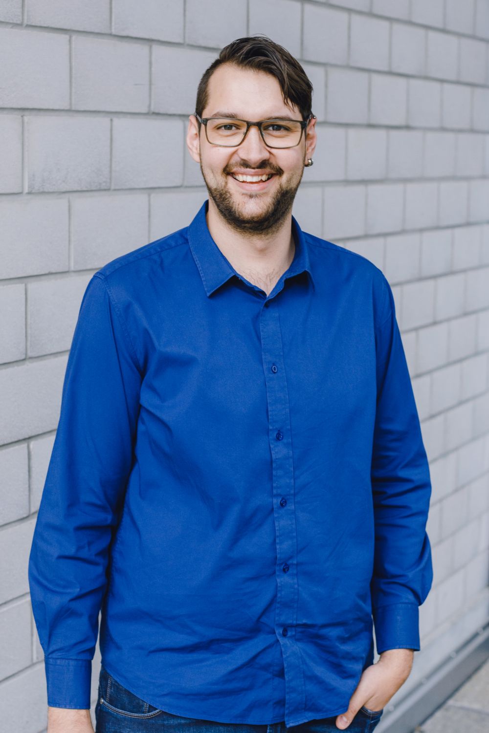 Portraitbild von Philipp Kunz, Mitarbeiter bei der Mevo Fenster AG